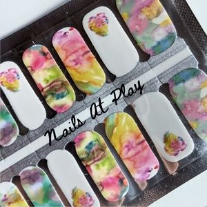 5 for $20 Nail Wraps- Watercolor Love
